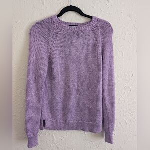 J.Crew Metallic Lavender Sweater